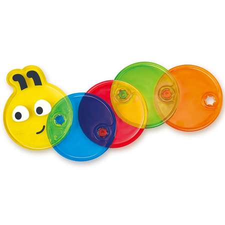 Детская развивающая игрушка HAPE Веселая разноцветная гусеница E1004_HP