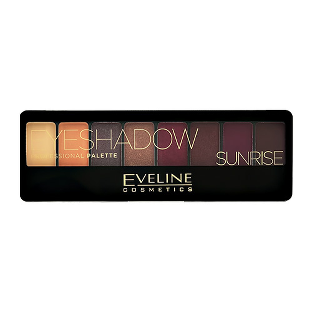 Палетка теней EVELINE Eyeshadow professional palette тон 01 (sunrise) - фото 3