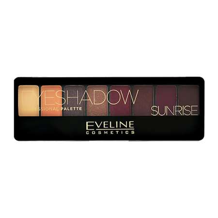 Палетка теней EVELINE Eyeshadow professional palette тон 01 (sunrise)