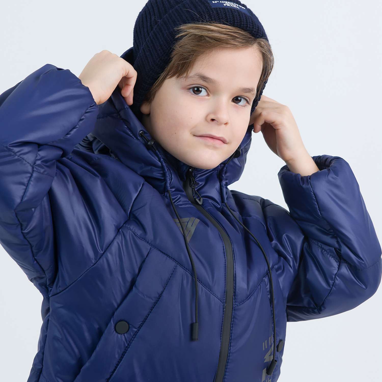 Куртка Sherysheff Куртка В21131 Темно-синий - фото 8