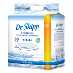 Пеленки гигиенические Dr.Skipp супервпитывающие одноразовые 60x60 30шт 8002
