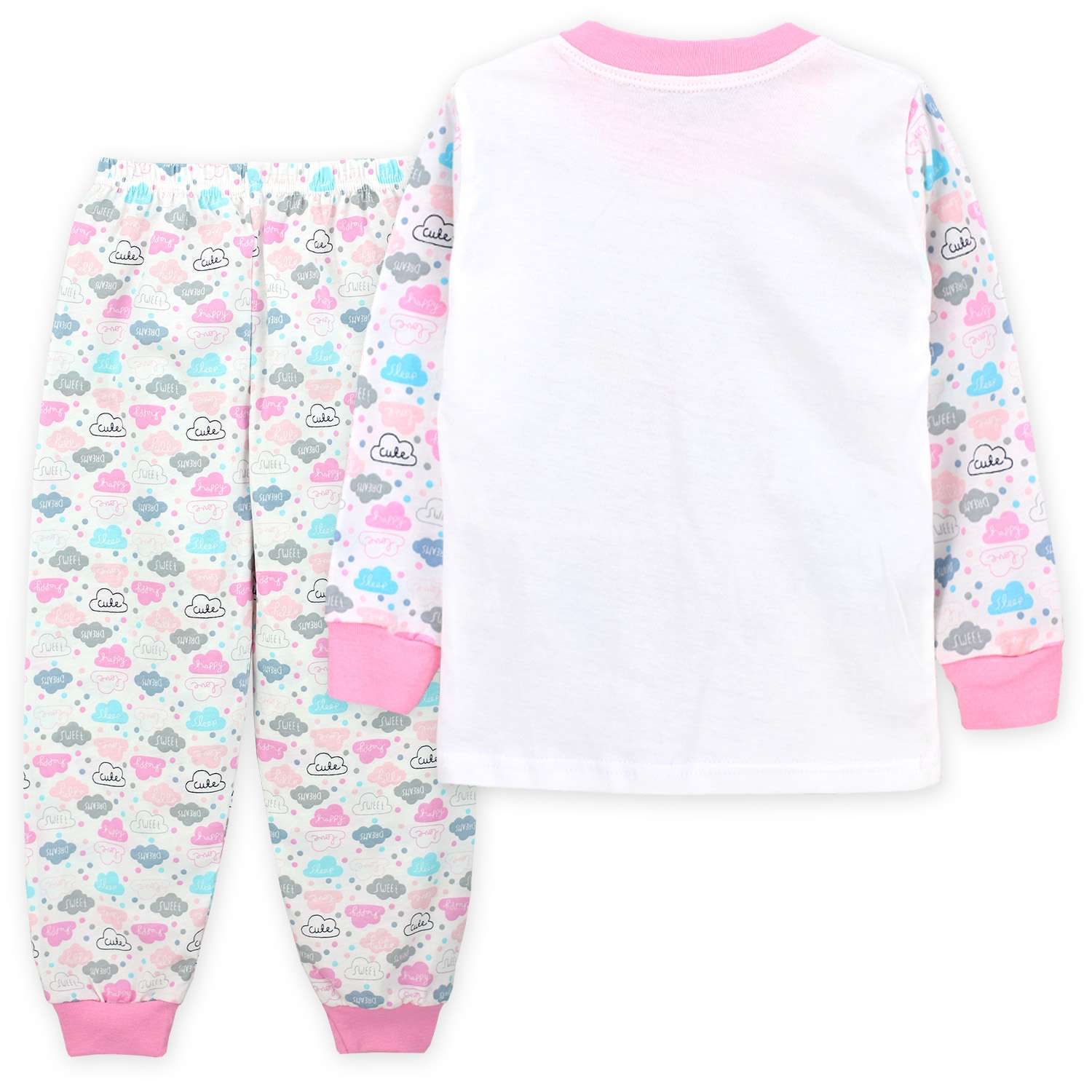 Пижама Babycollection 00-00028312молочный,светло-розовый - фото 2