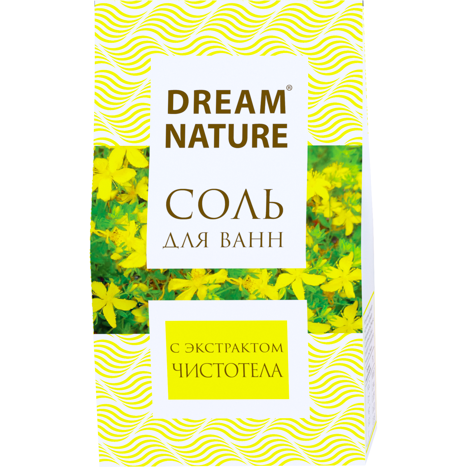 Соль для ванны Dream Nature природная Чистотел 500 г - фото 1