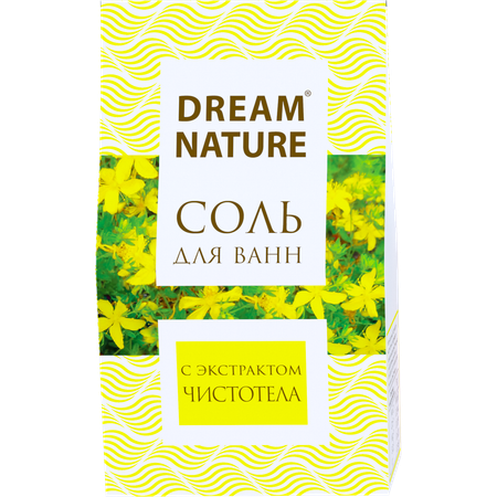 Соль для ванны Dream Nature природная Чистотел 500 г