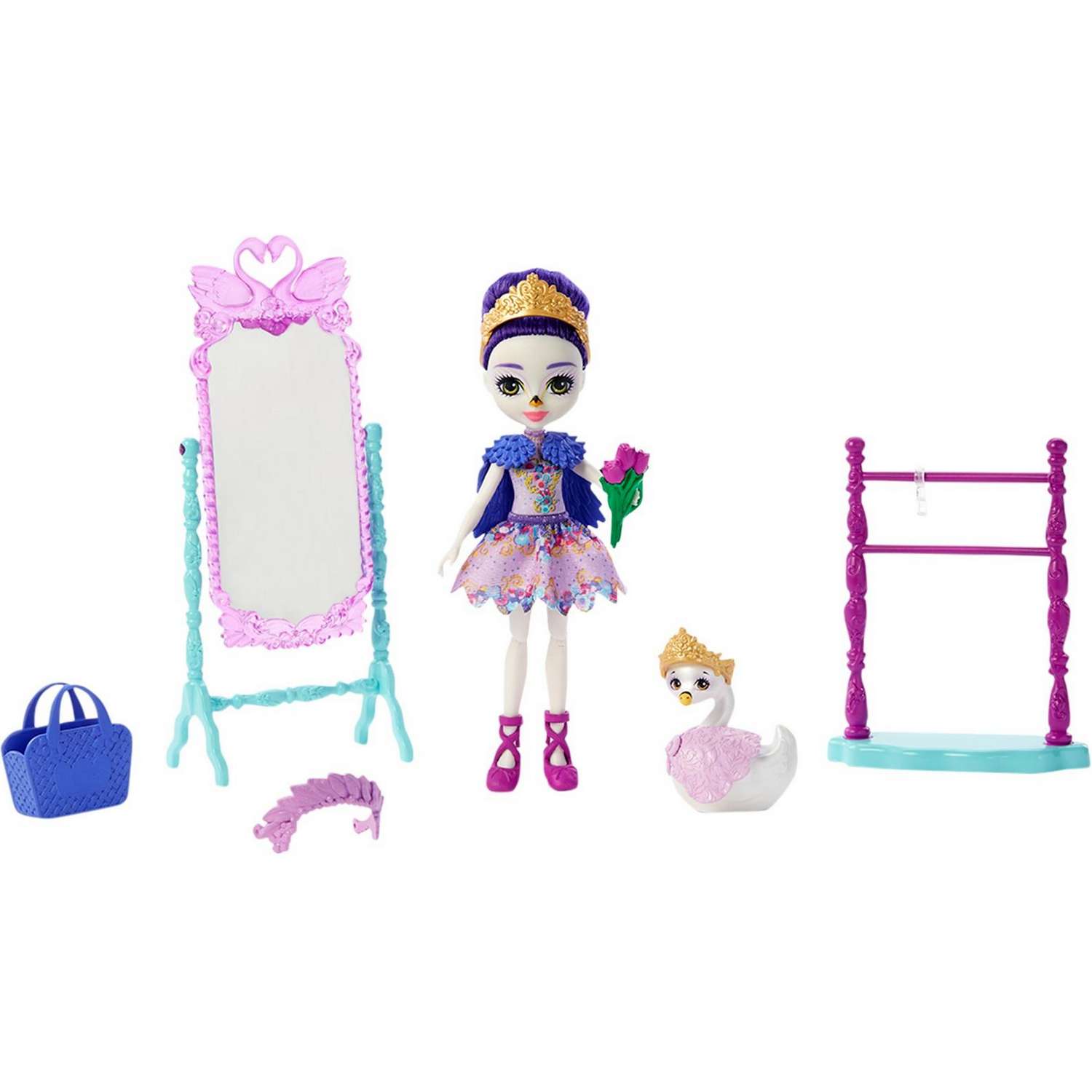 Набор игровой Enchantimals кукла+питомец с аксессуарами Балетная студия GYJ06 GJX35 - фото 3