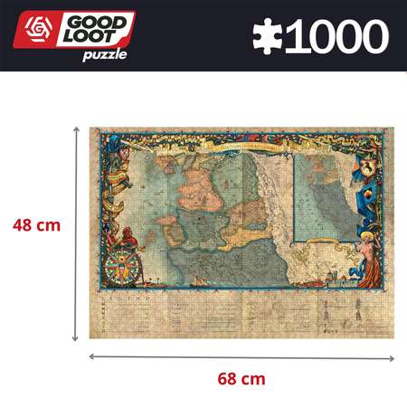 Пазл Good Loot The Witcher 3 The Northern Kingdoms - 1000 элементов Gaming серия