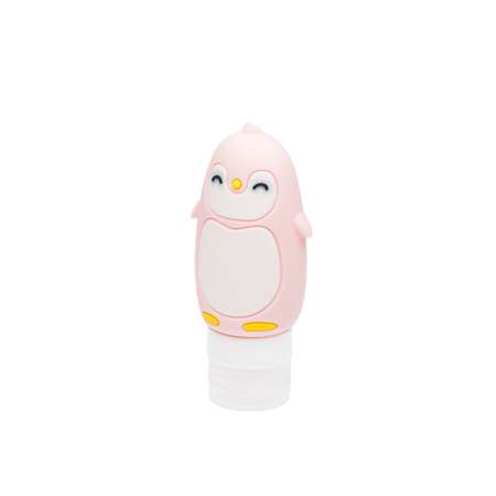 Дорожная баночка Dewal Beauty для путешествий Пингвин цвет розовый 90мл