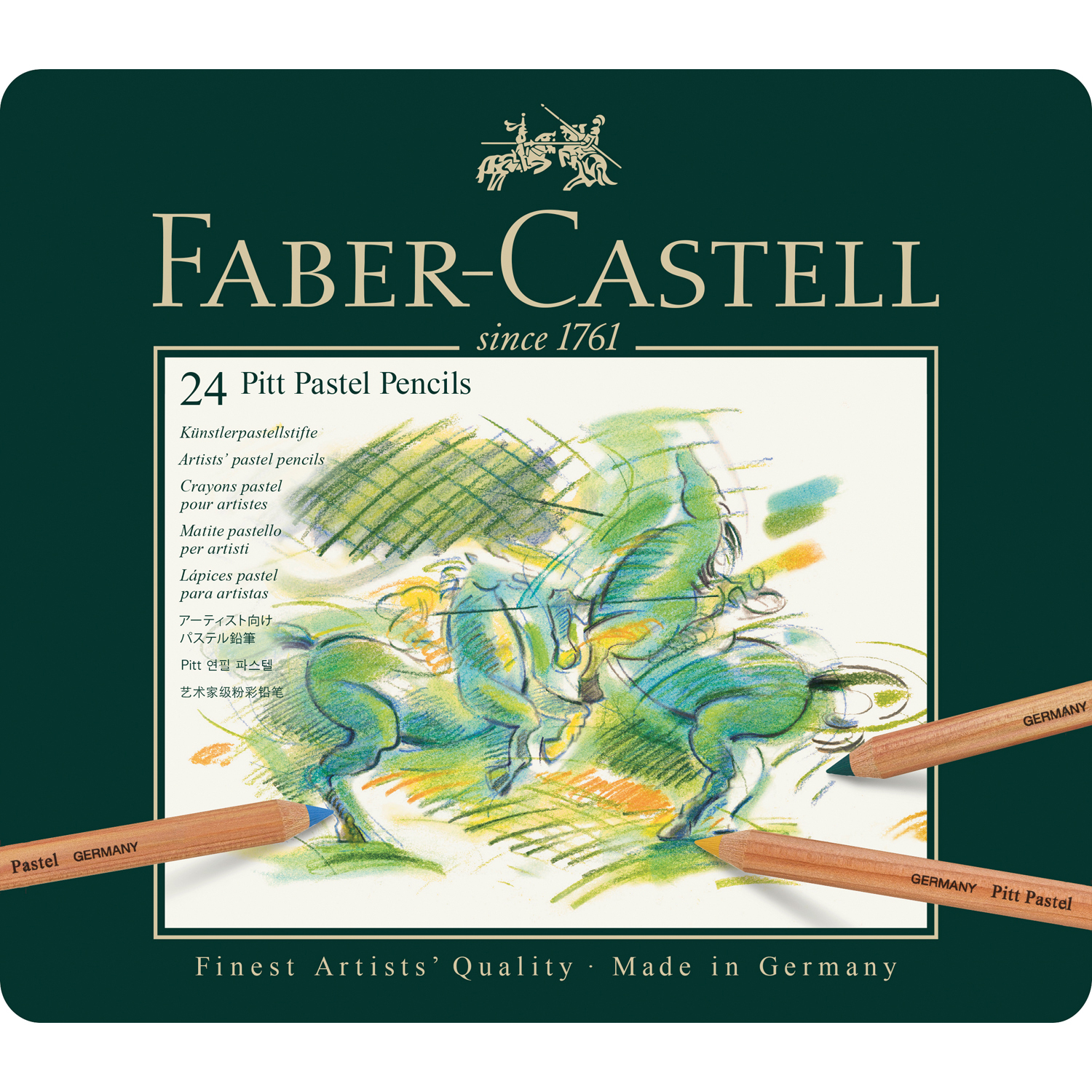 Пастельные карандаши Faber Castle Pitt Pastel 24цвета - фото 1