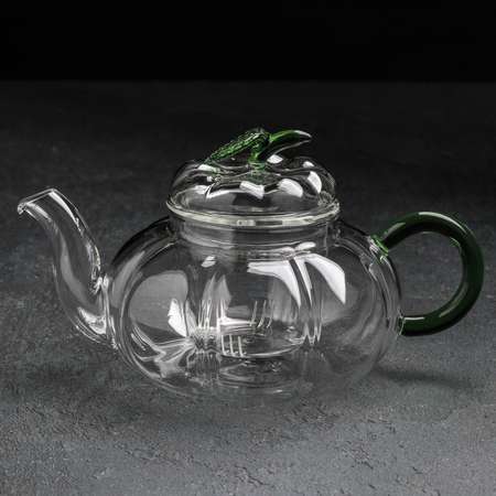 Чайник Sima-Land заварочный со стеклянным ситом «Грин» 700 мл