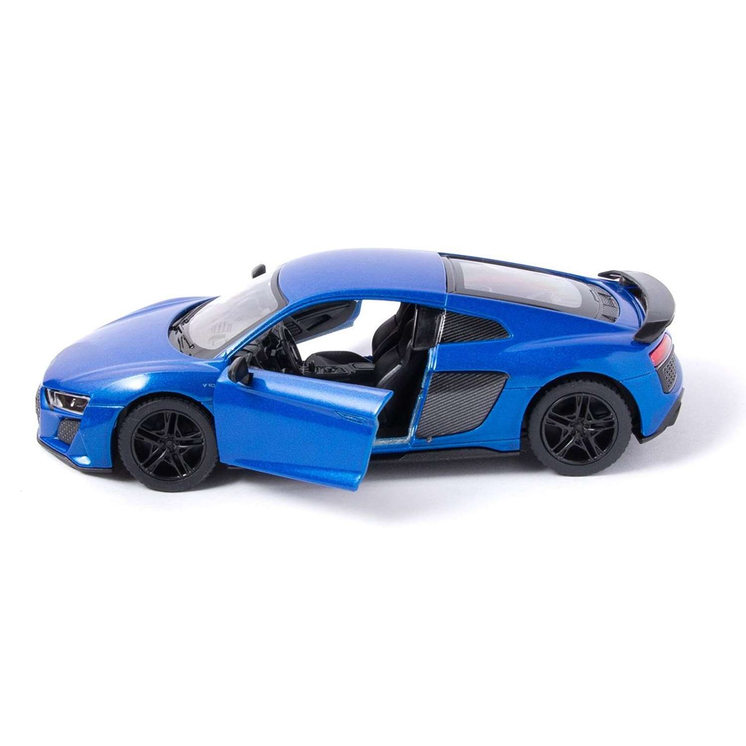 Модель KINSMART Ауди R8 Coupe 2020 1:36 синяя КТ5422/2 - фото 2