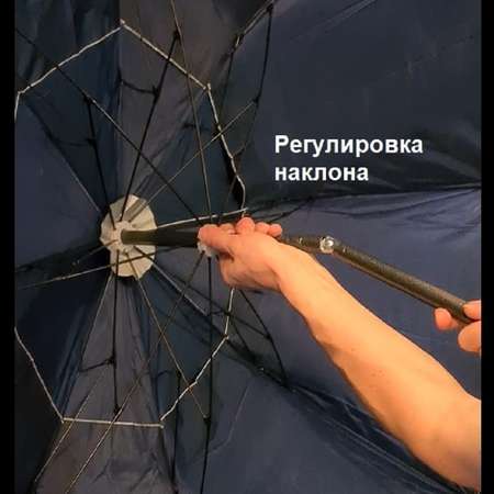 Зонт складной Клёв100 для рыбалки и отдыха диаметр 150см