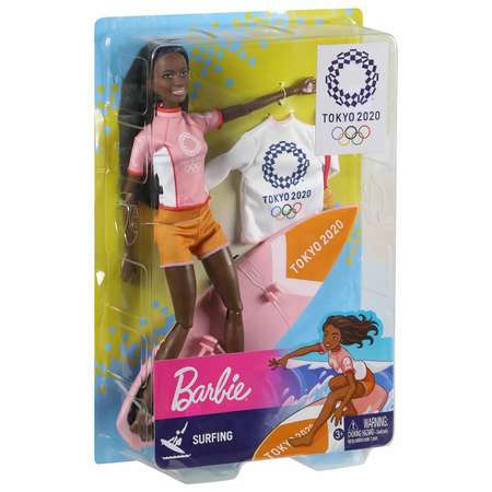 Кукла Barbie Олимпийская спортсменка Серфер GJL76