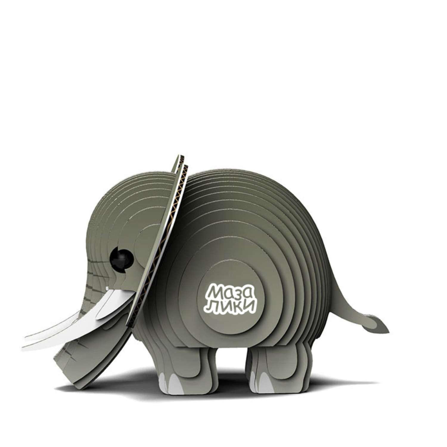 Сборная 3D игрушка-пазл Мазалики Слон - фото 4