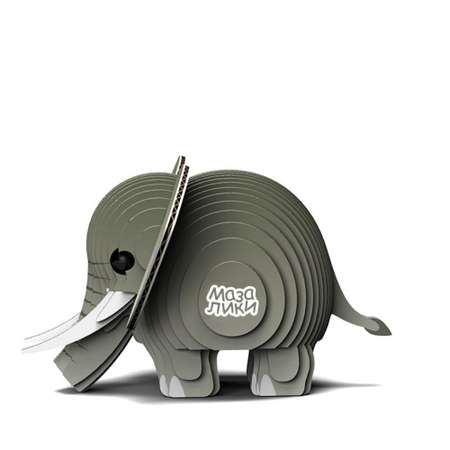 Сборная 3D игрушка-пазл Мазалики Слон