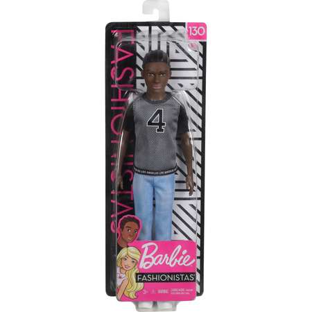 Кукла Barbie Игра с модой Кен в футболке и джинсах GDV13