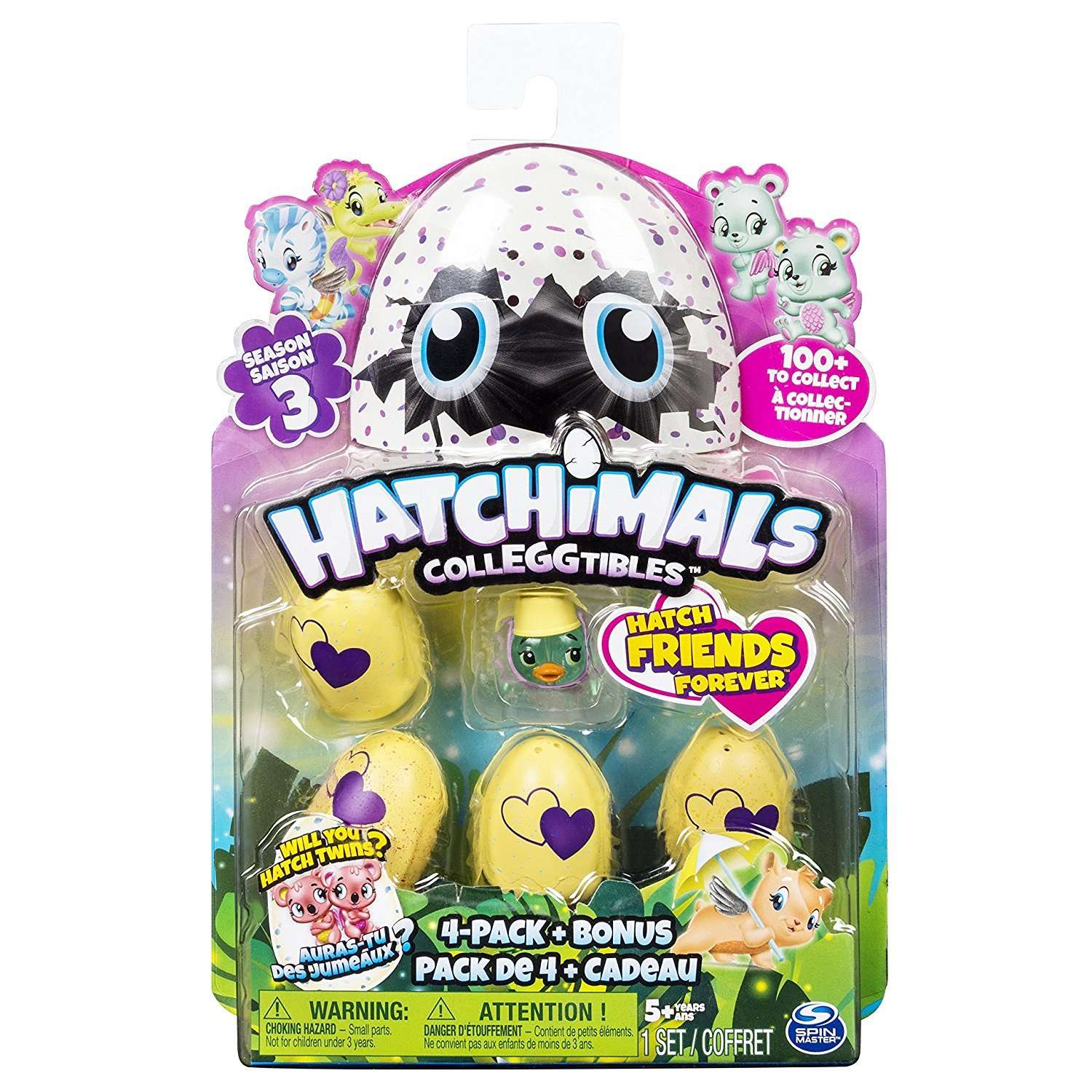 Набор игрушек Hatchimals 4 шт. в непрозрачной упаковке (Сюрприз) 6041341 - фото 1