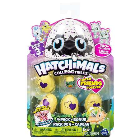 Набор игрушек Hatchimals 4 шт. в непрозрачной упаковке (Сюрприз) 6041341