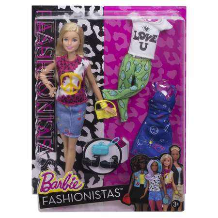 Кукла Barbie в синей юбке DTD98