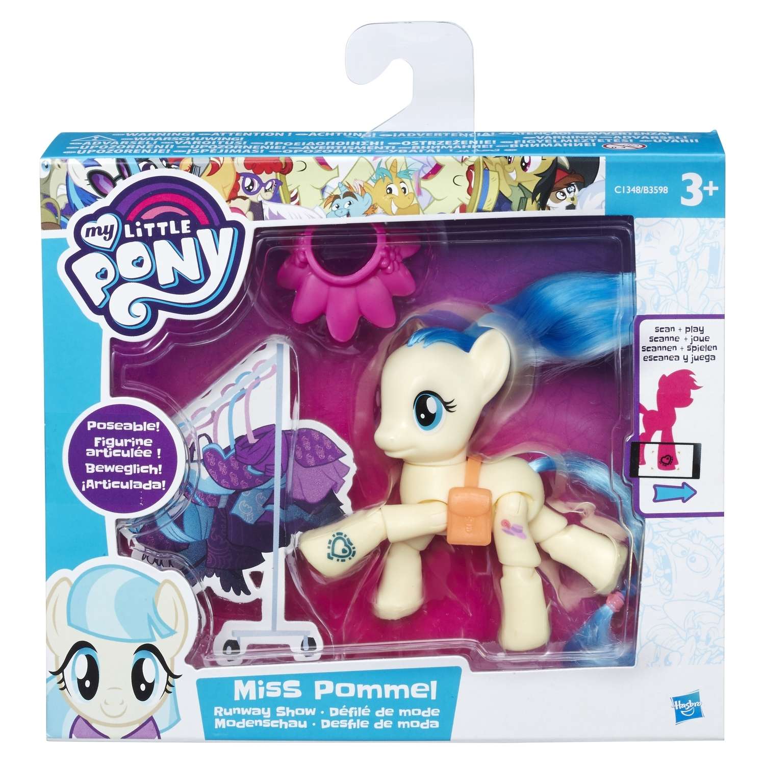 Мини-набор игровой My Little Pony с артикуляцией C1348EU40 - фото 2