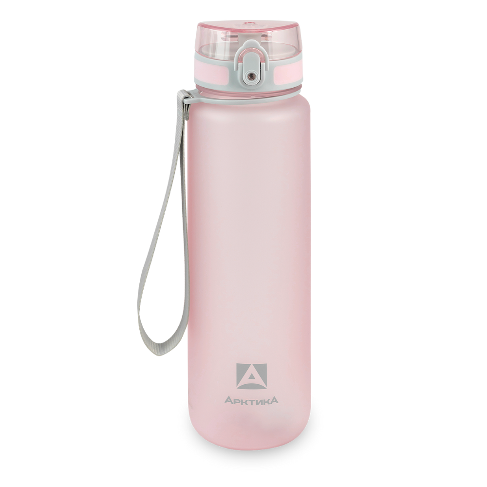 Спортивная бутылка Арктика для воды 1000мл розовая тритан - фото 1