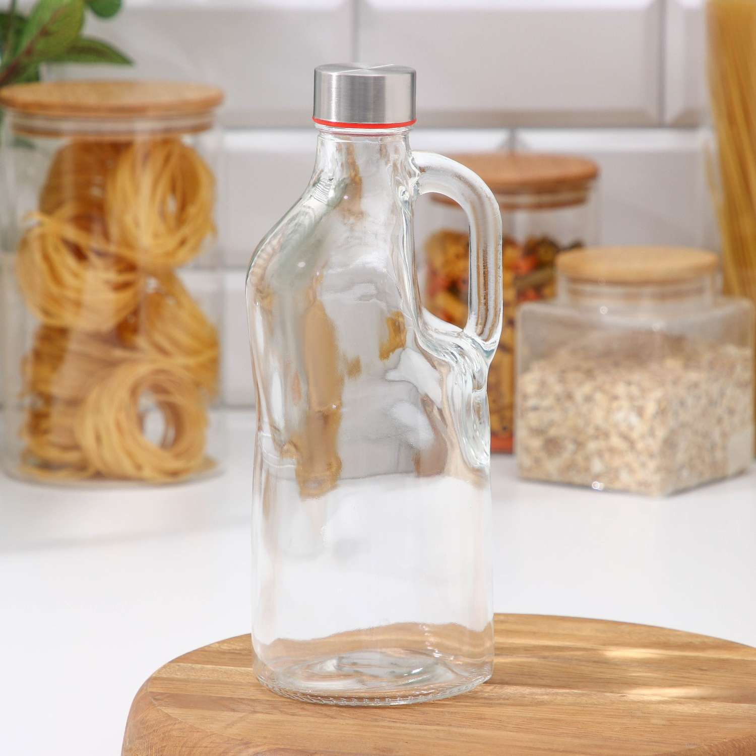 Бутыль Sima-Land стеклянная для соусов и масла «Бурро» 1 1 л 10×25 см - фото 4