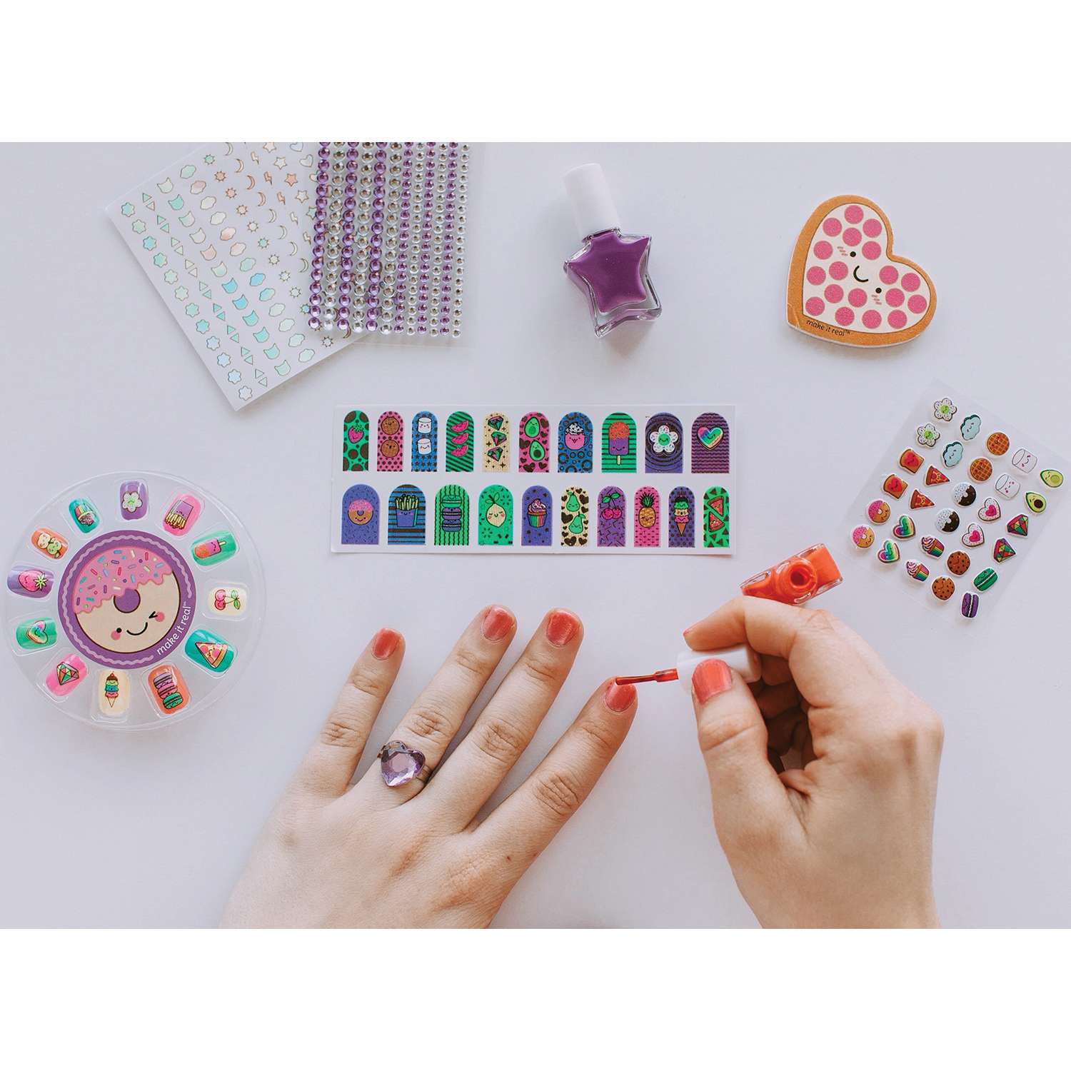 Набор лаков для ногтей Make it Real с аксессуарами 2306 - фото 5
