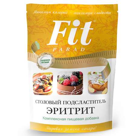 Сахарозаменитель Fit Parad подсластитель столовый эритрит 400г