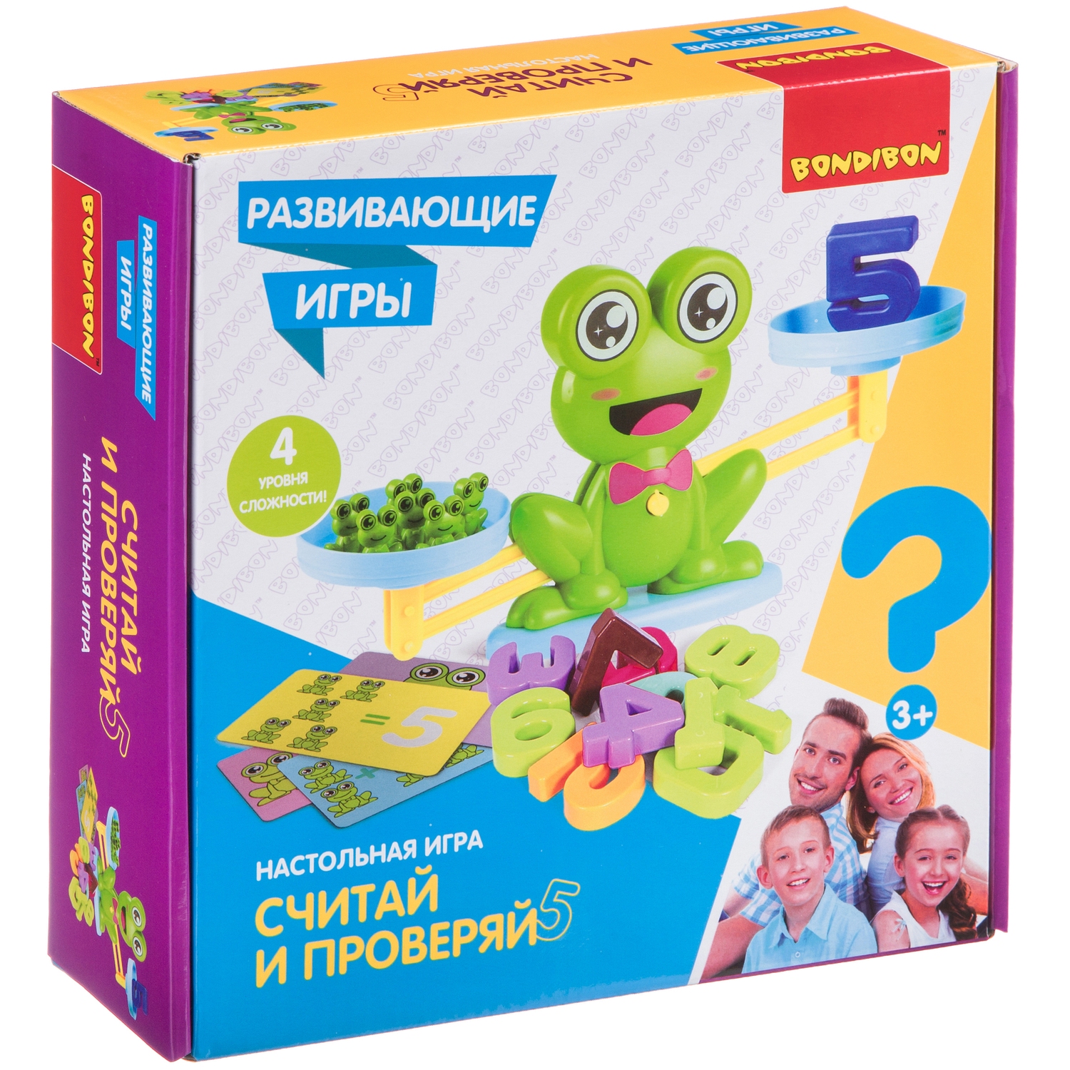 Настольная игра Bondibon обучающая Считай и проверяй - фото 3