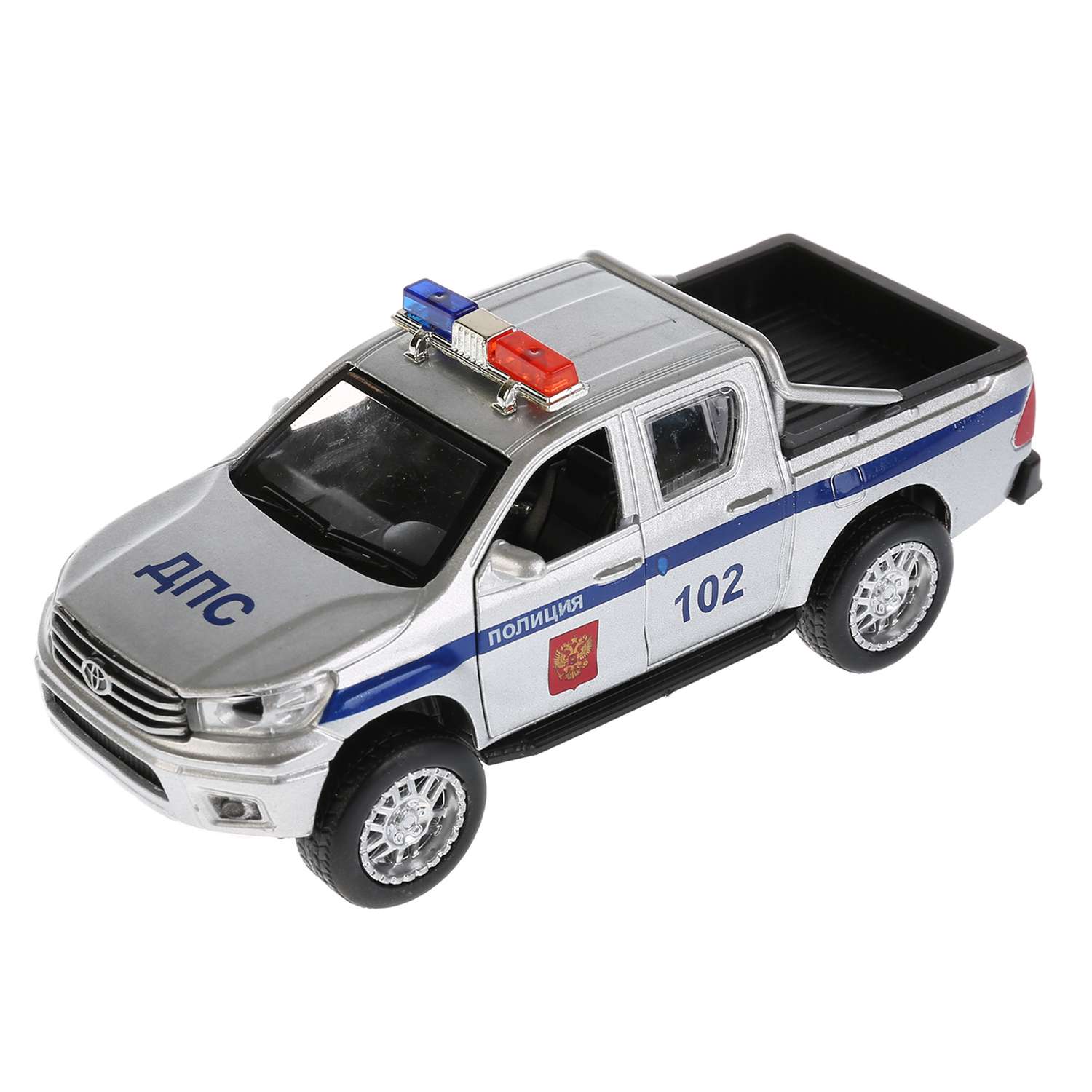 Машина Технопарк Toyota Hilux Полиция 259349 259349 - фото 1