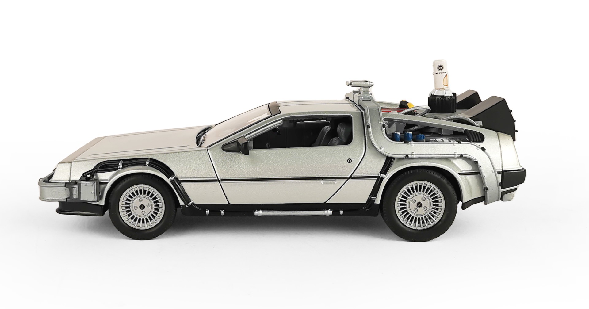 Машинка WELLY 1:24 модель DeLorean DMC-12 из кинофильма Назад в будущее 22441FV-GW - фото 3
