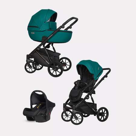 Коляска 3в1 Riko Basic Montana Ecco 13 Emerald Изумруд