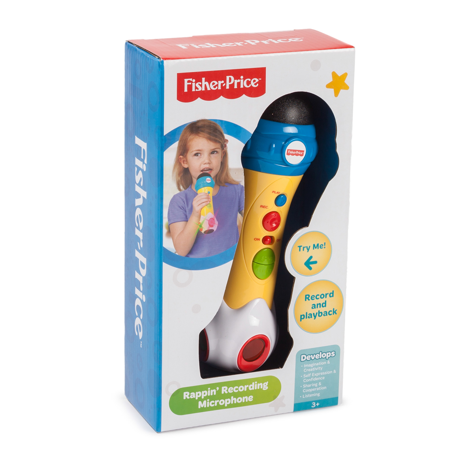 Микрофон Fisher Price звукозаписывающий - фото 3