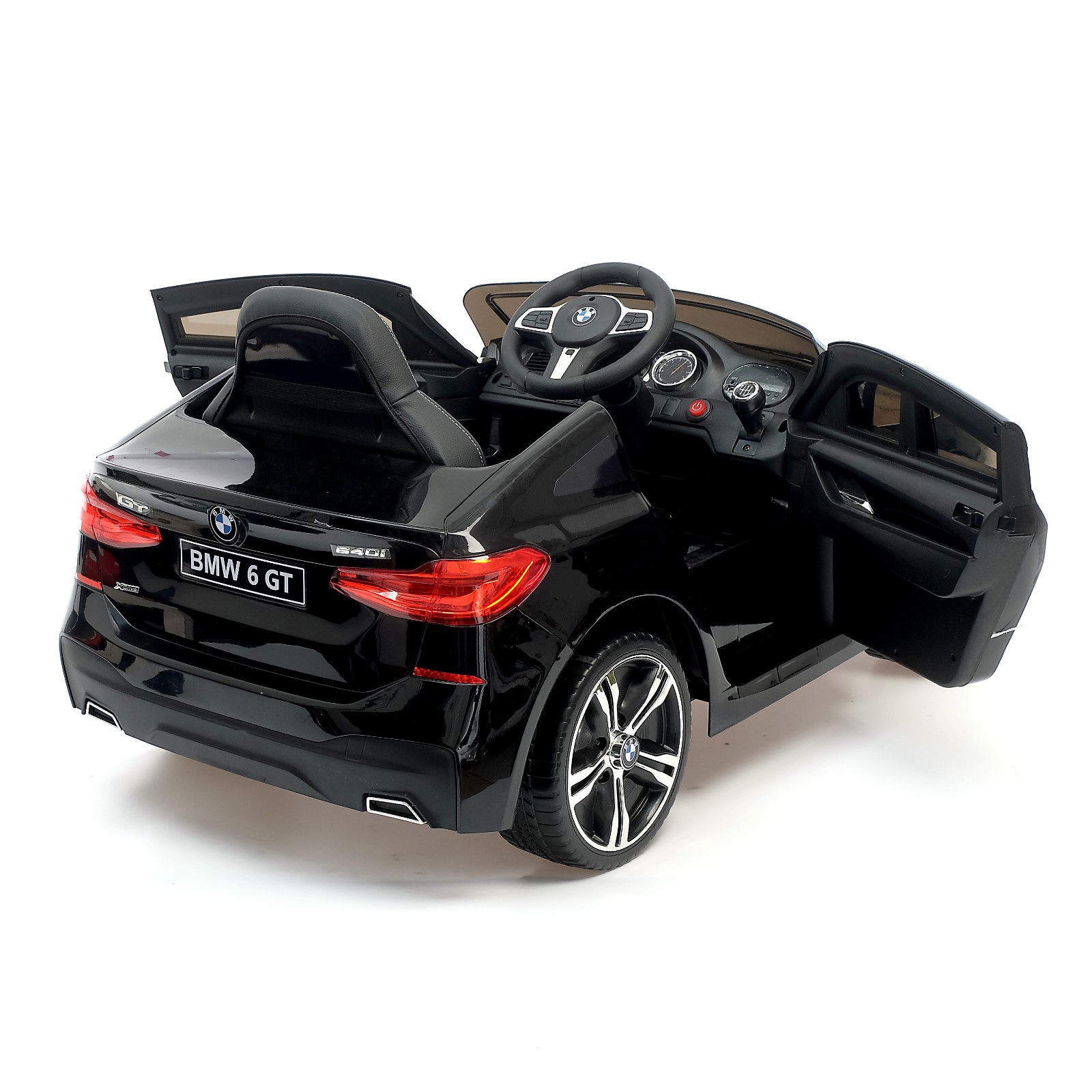 Электромобиль Sima-Land BMW 6 Series GT окраска черный - фото 4