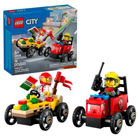 Конструктор детский LEGO City Набор гоночных машин