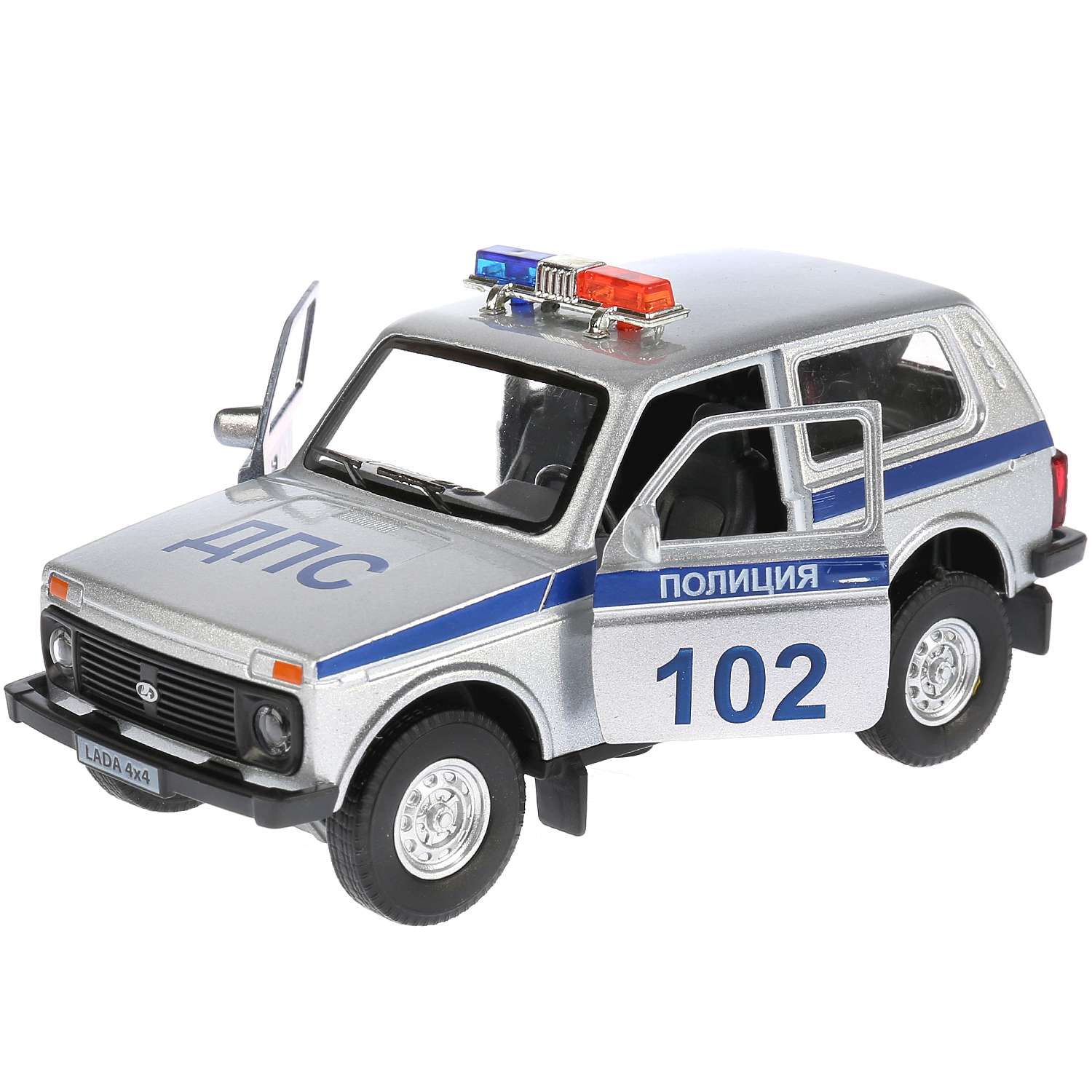 Машина Технопарк Lada Полицейская инерционная 267180 267180 - фото 5