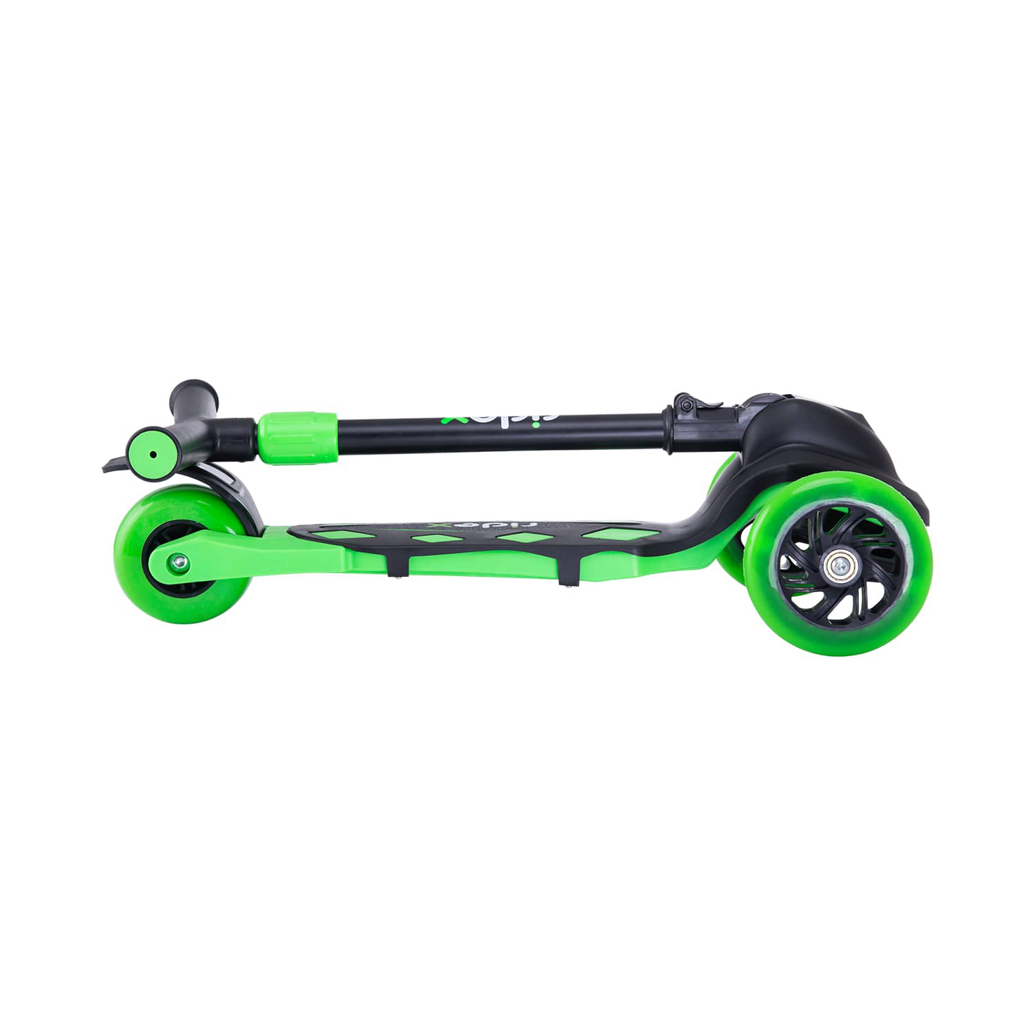 Самокат RIDEX трехколесный 3 wheels scooter Robin 120/80 neon green - фото 5