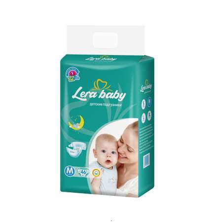 Подгузники ночные Lera Baby размер M 6-11 кг 46 штук