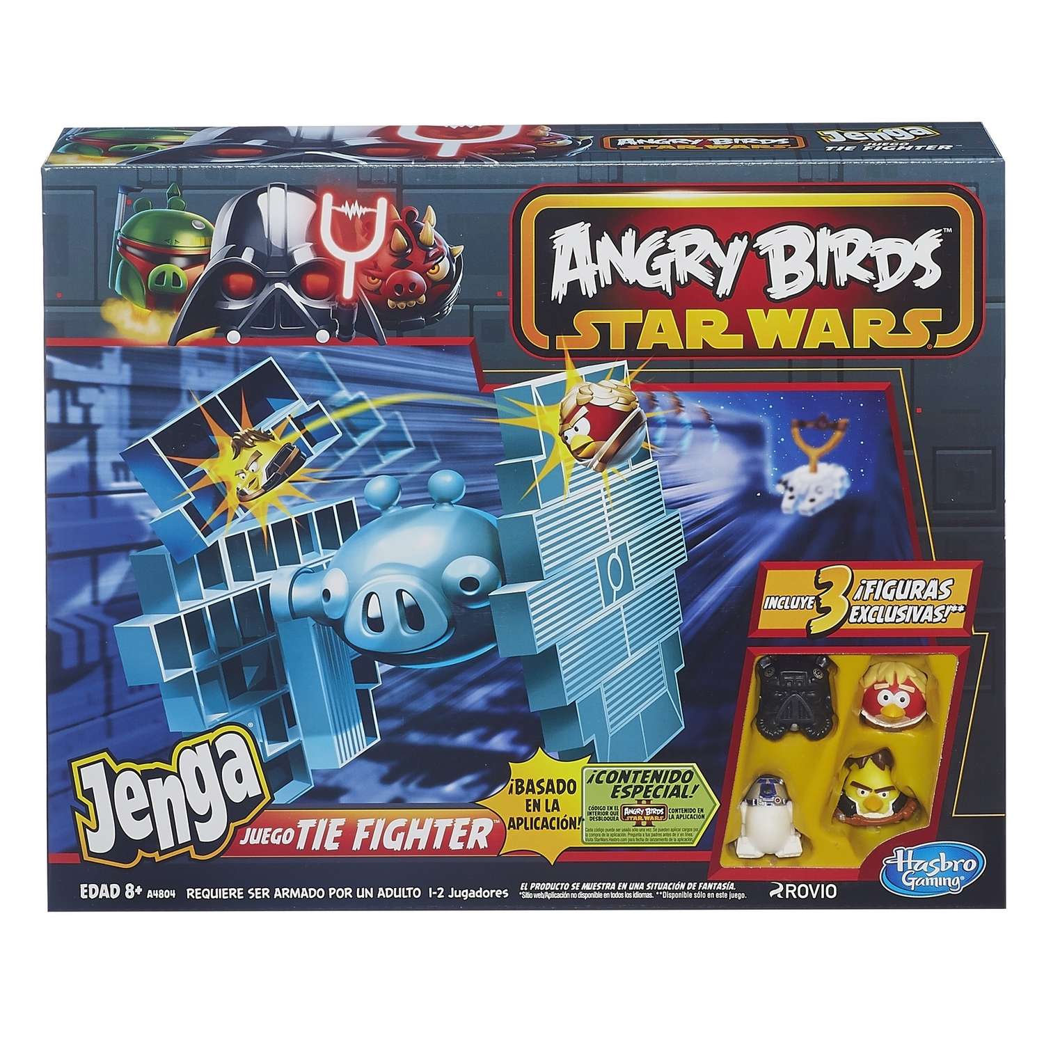 Игра Jenga Hasbro Games Angry Birds Star Wars Дженга Истребитель класса Тай - фото 1