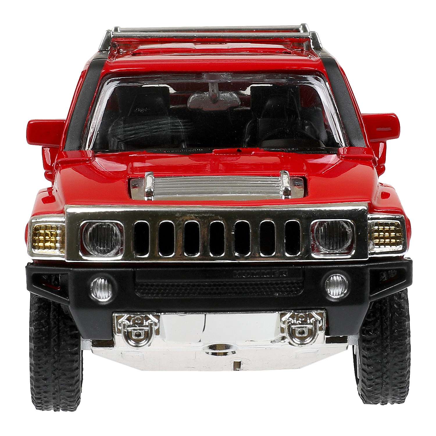 Автомобиль Технопарк Hummer H3 красный 380129 - фото 12