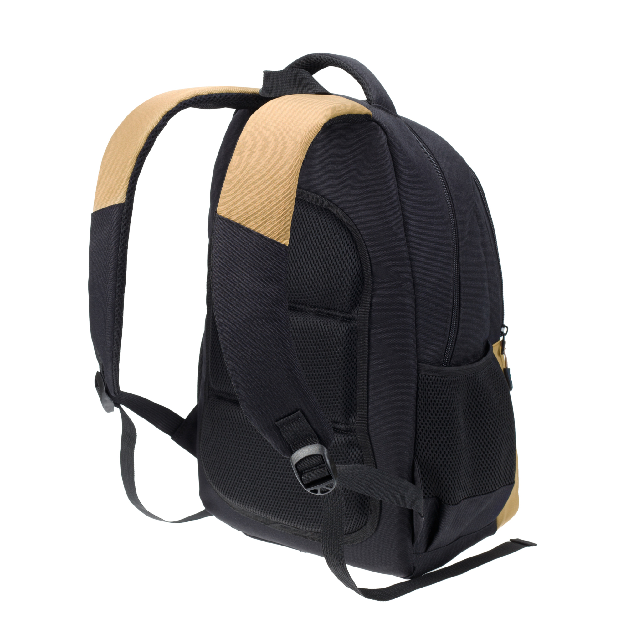 Рюкзак TORBER CLASS X черно-бежевый и мешок для сменной обуви в подарок - фото 4
