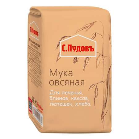 Мука С. Пудовъ Овсяная 400 г