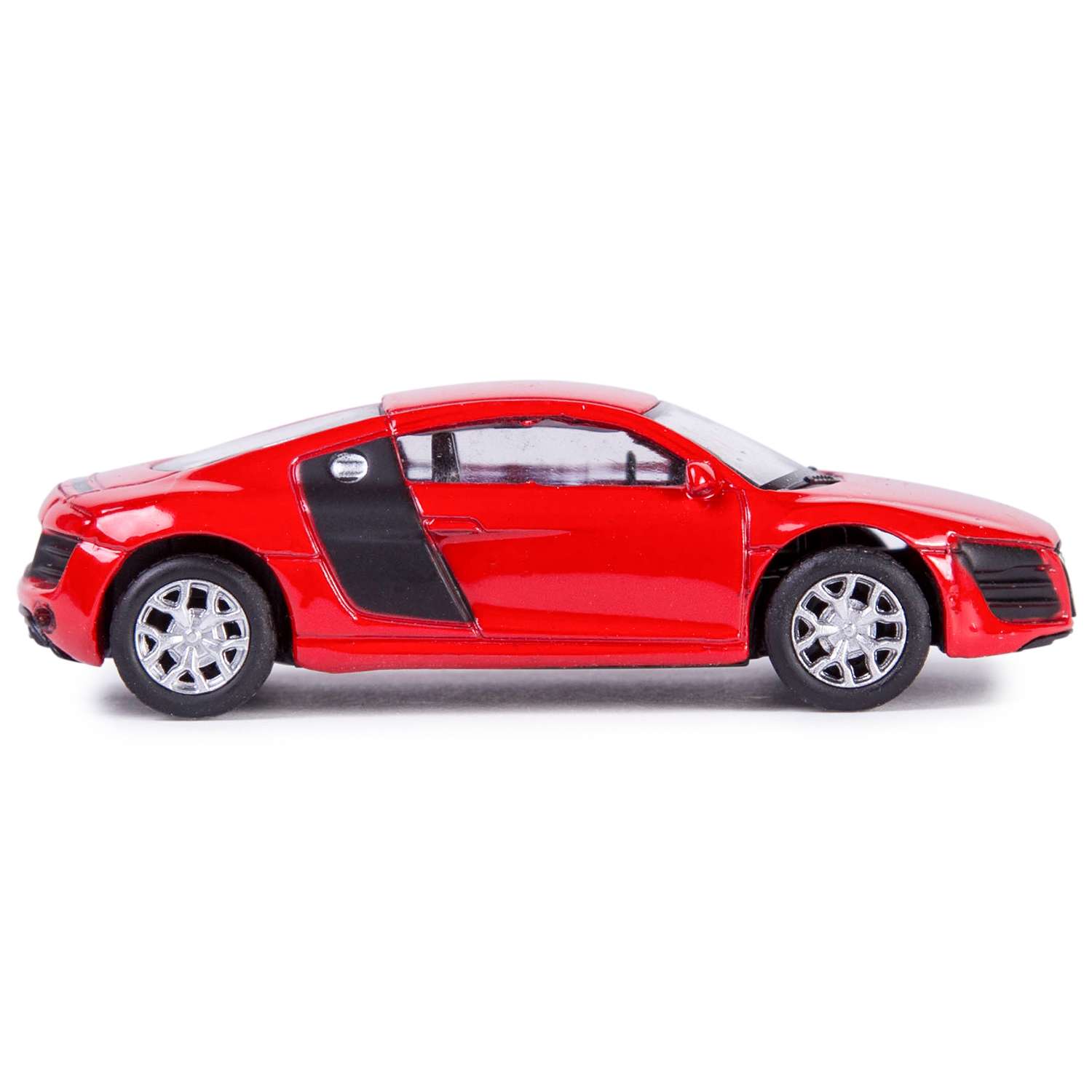 Машинка Mobicaro Audi R8 V10 1:64 Красная 354996 - фото 6