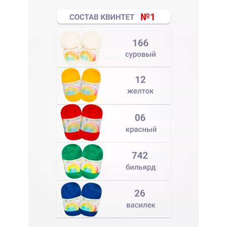 Пряжа для вязания Пехорка для вязания Детская новинка ассорти