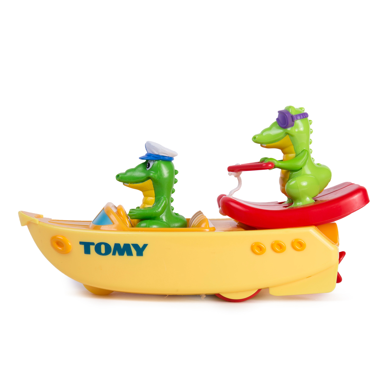 Игрушка для ванной Tomy Крокодил на водных лыжах - фото 1