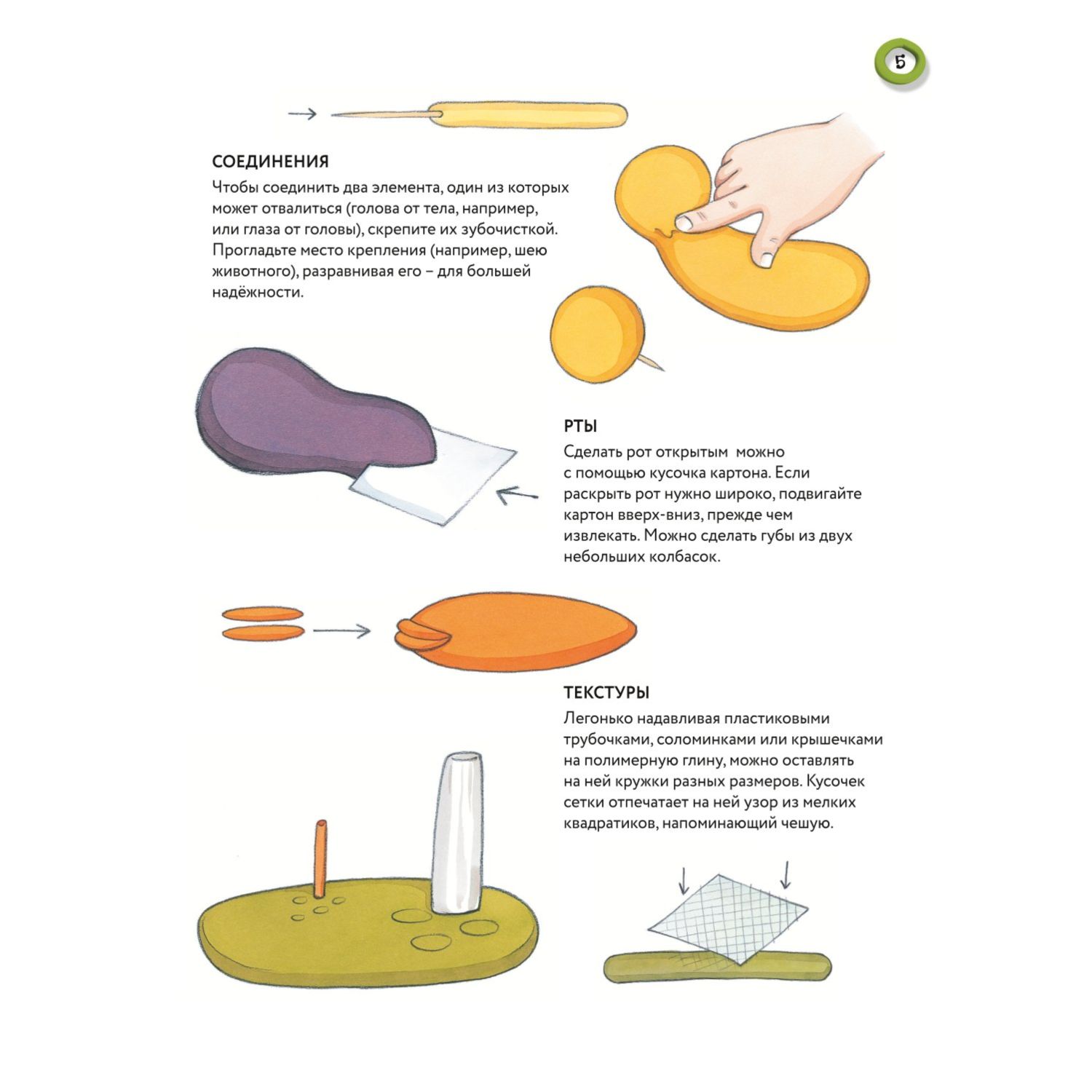 Книга Эксмо Животные Фигурная лепка из глины 50 интересных моделей - фото 5