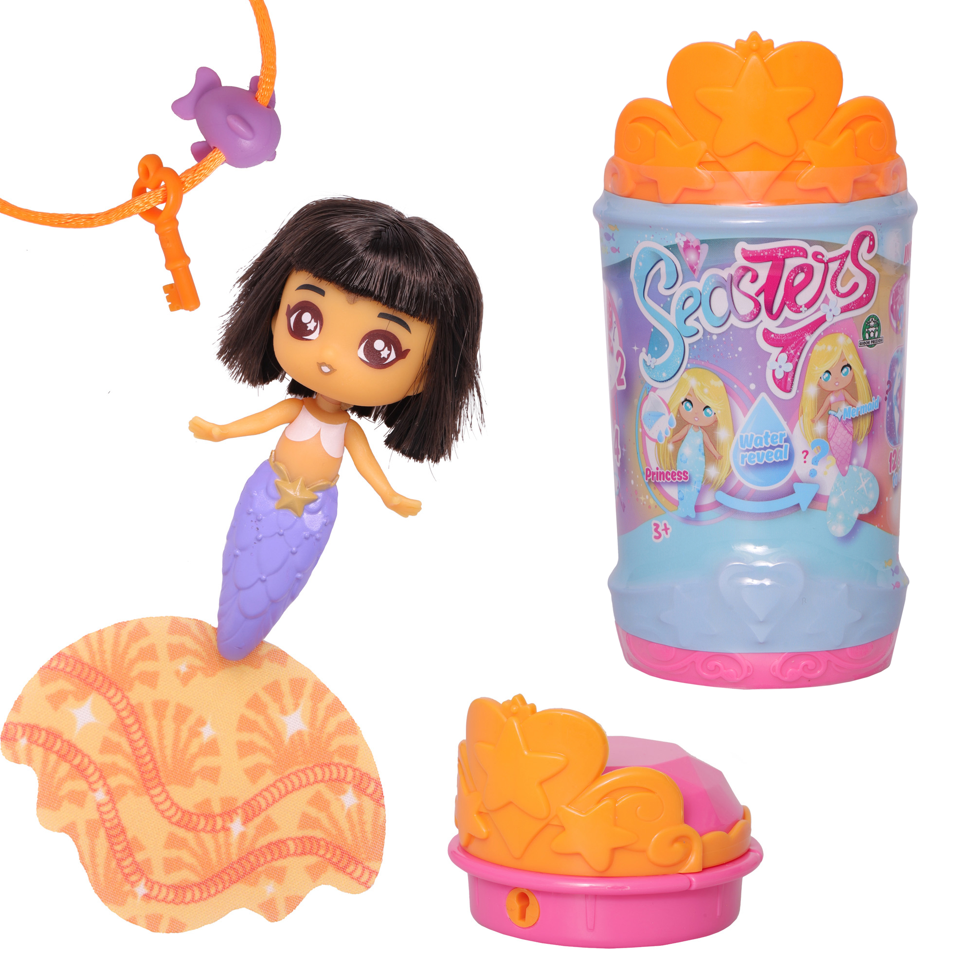 Кукла-сюрприз SEASTERS СиСтерс Принцесса русалка Лейла набор с аксессуарами и питомцем EAT15700 - фото 2