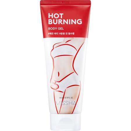 Антицеллюлитный гель MISSHA Hot Burning для тела с разогревающим эффектом 200 мл