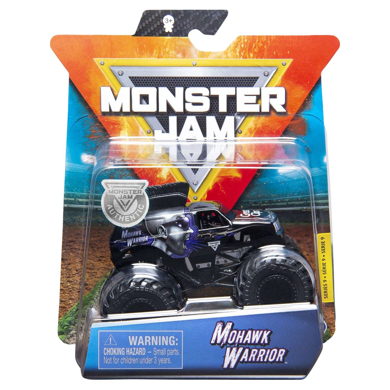 Машинка Monster Jam 1:64 Mohawk Warrior 6044941/20120658 6044941 - фото 2