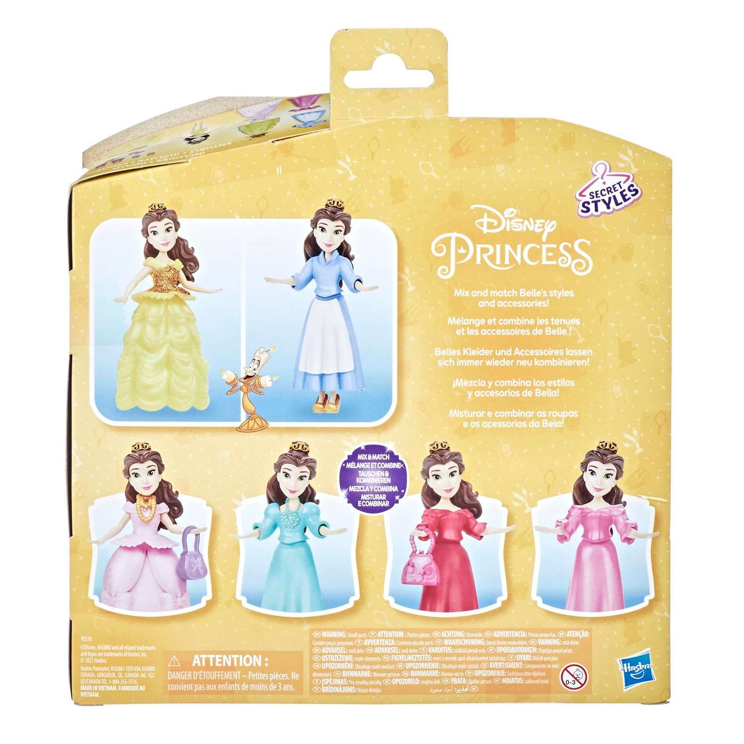 Набор игровой Disney Princess Hasbro Белль F03765L0 F03765L0 - фото 3