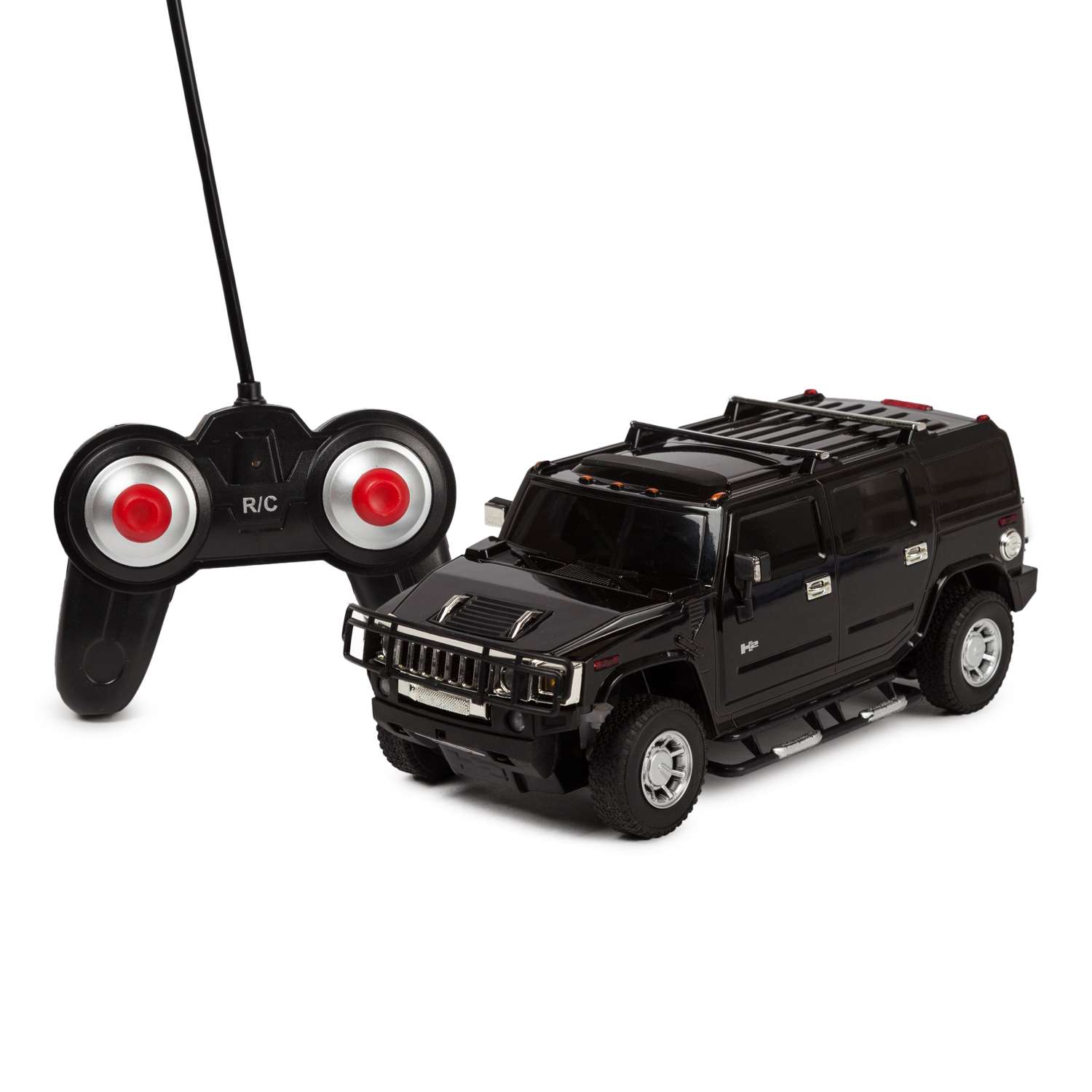 Машинка на радиоуправлении Mobicaro Hummer H2 1:24 Чёрная - фото 1